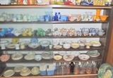 doll dishes, baby dishes, milk bottles, refrigerator jars, cream bottles, Hall
