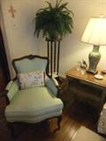 Pair of Green Arm Chairs