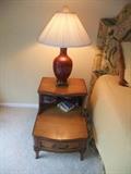 Pair of Night Stands & Pair of Lamps