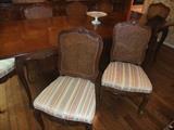 Cane Back Dining Room Chairs