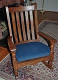 Rocker made at Western State Hospital in same shop that made "Old Sparky," the Virginia Electric Chair.