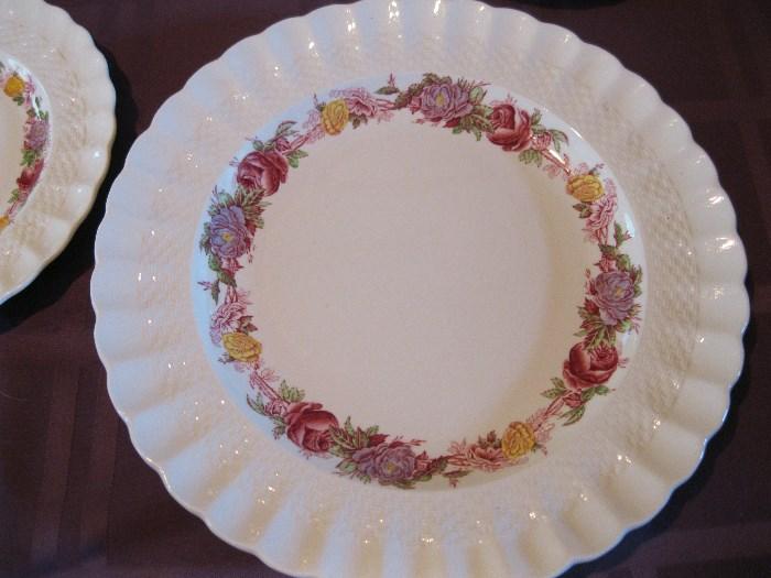 Another picture of the Spode Copeland England "Rose Briar" pattern.