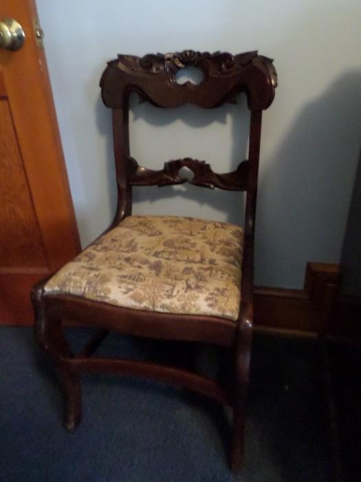 Antique Chair~Wonderful Carvings!