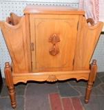 Copper lined humidor/smoking stand.