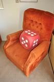 Dice is sold chair available