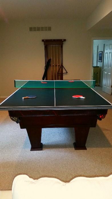 Brunswick Pool Table/Ping Pong Table Combo