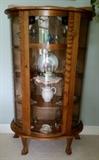 Front view of Tiger Oak Curio
