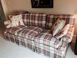 Pretty Plaid Sofa