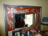 hand painted mirror