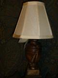 small marble lamp with shade