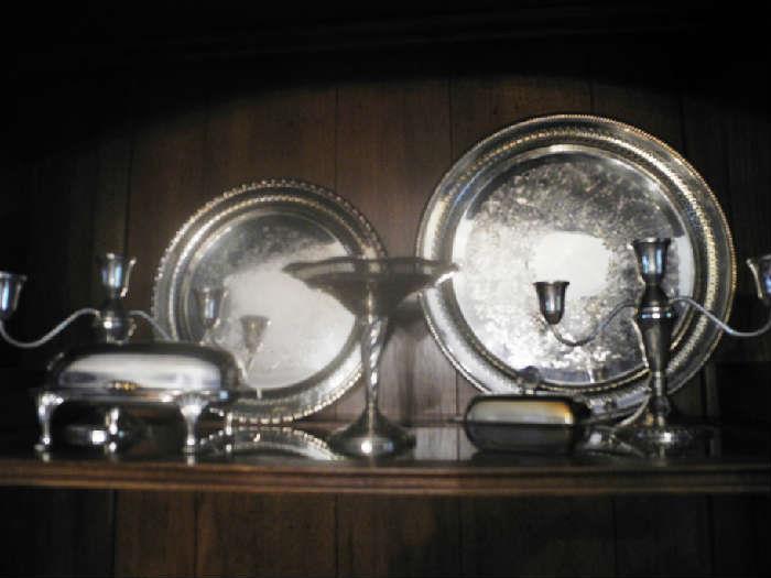 Lots of lovely silverplate