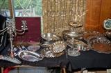 There is an exorbitant amount of jewelry (costume and fine!) plus tons of sterling and silverplate 