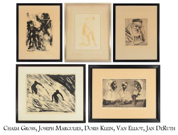 Art Works: Chaim Gross, Joseph Margulies, Doris Klein, Van Elliot, & Jan DeRuth