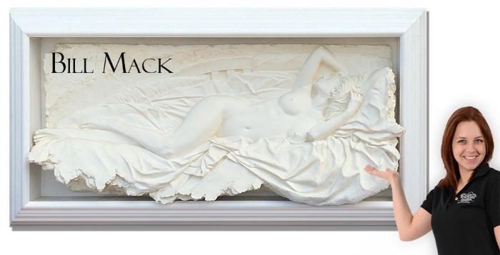 Lot 1120:  MACK, Bill, (American, 1949- ): ''Tranquility'', Bonded Sand Resin Sculpture Est. $1000/2000**