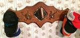 Oak Hat Rack with Beveled Glass Mirror