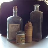  4 Rare Apothecary Pharmacy Drug Store Bottles/Jars