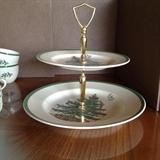 Spode Porcelain Christmas Tree Set 47 Pieces No. S3224 - Tiered Tea Sandwich plates