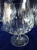 4 Mikasa Interlude Cut Glass Crystal Brandy Snifters No. TS110