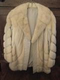 Vintage Tourmaline Mink and Leather Stroller Jacket