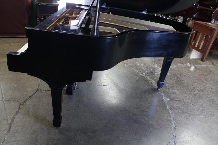 Steinway & Sons Model L 6' Black Satin 1923 Grand Piano #221076