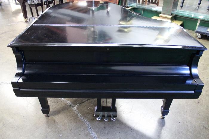 Steinway & Sons Model L 6' Black Satin 1923 Grand Piano #221076