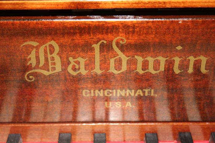 A19 #4 Baldwin 4’10” Circa 1890’s Mahogany Baby Grand Piano #3797 Condition of 8