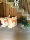 Fun UTK pillows and throw to match