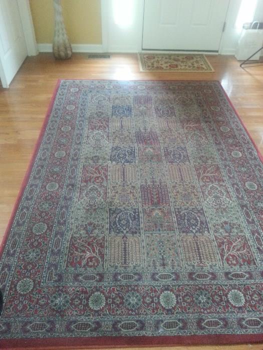 Entry way foyer oriental type rug