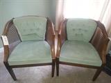 matching sage green chairs