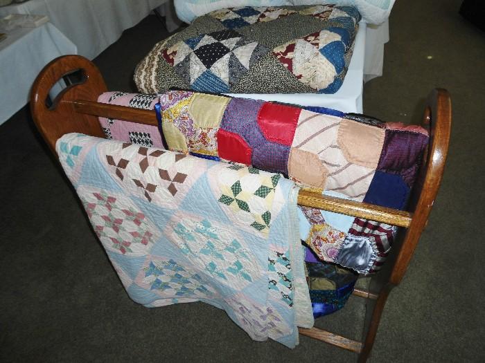 GREAT Selection of hand/made U.S. Quilts, & also