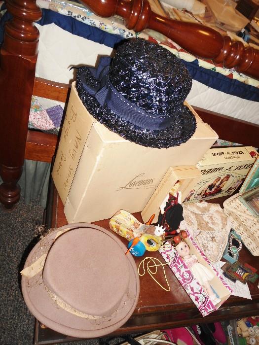 Vintage Hats, handbags, costume jewelry, gloves, ladies accessories....etc..