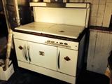 antique wood burning and gas stove.  working order.