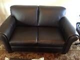 Beautiful Pleather Love Seat