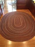 Nice large braided rug