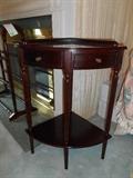 Master Bedroom-First Floor:  Corner table with faux drawers.