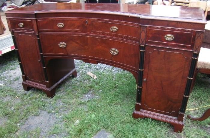 mahogany server