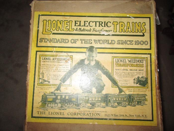 Lionel Electric Train 1923 in original box