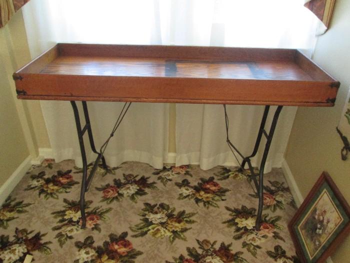 Display table from former Deraney's store