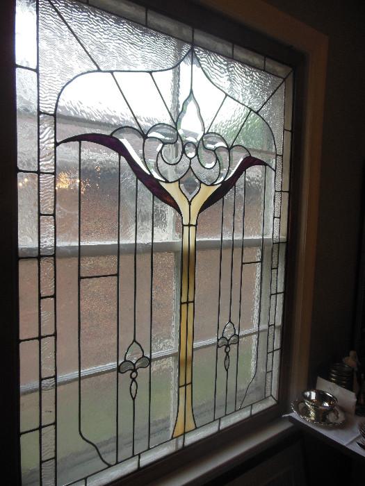 Dining Room Stained Glass Measures 43x56