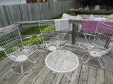 Mid Century Home Crest Wire Patio Furniture