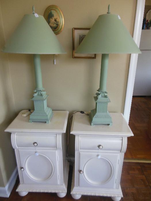 1 Night Stand sold. Both lamps still for sale and other night table
