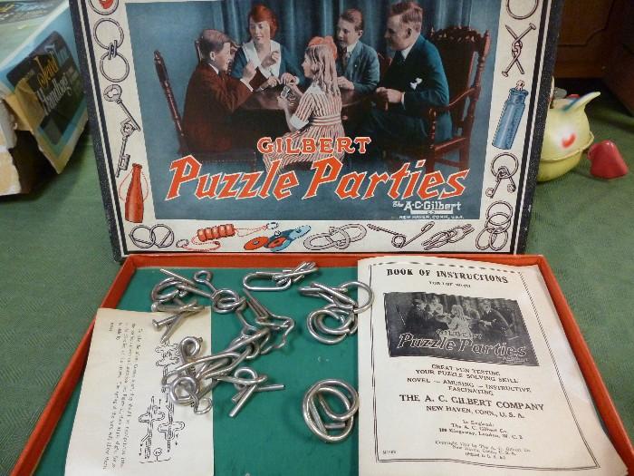 GILBERT PUZZLE PARTIES 1920
