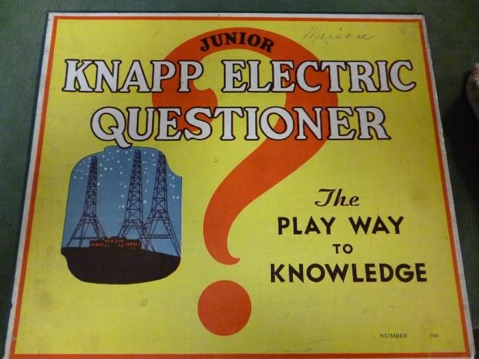 KNAPP ELECTRIC QUESTIONER