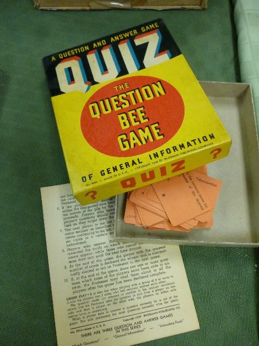 THE QUESTION BEE GAME