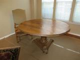 Ralph Lauren Pedestal Table with clawfeet