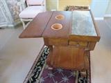 Wine Cooler Table with Marble inlay for serving Cheese