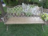 Ornate Garden Bench  by Maitland-Smith
