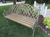 Ornate Garden Bench  by Maitland-Smith