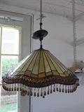 Tiffany Style Dorado Hanging Lamp by Quoizel 