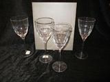 Monique Lhuillier Atelier  10 Wine & 10 Goblet new in boxes   by Royal Doulton